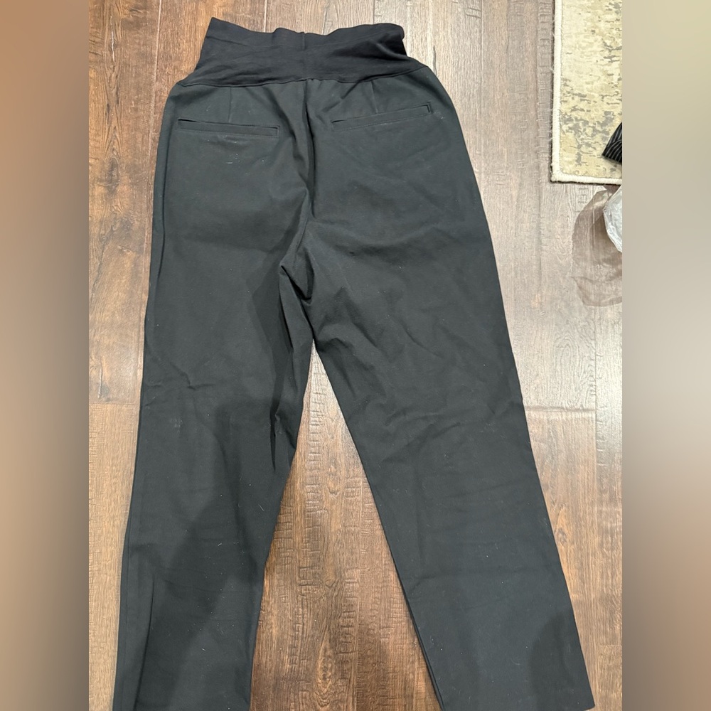 Old Navy Black Maternity Pixie Straight Pants - image 2